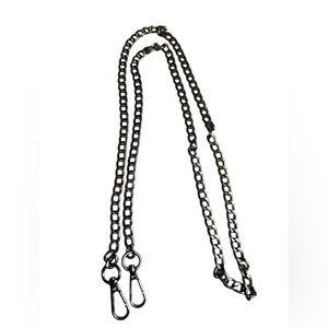 Silver Chain Strap with Clips